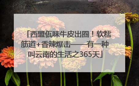 西盟佤味牛皮出圈！软糯筋道+香辣爆击——有一种叫云南的生活之365天