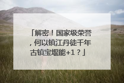 解密！国家级荣誉，何以镇江丹徒千年古镇宝堰能+1？