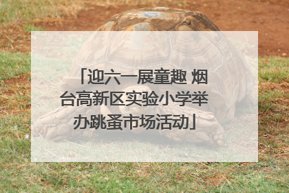 迎六一展童趣 烟台高新区实验小学举办跳蚤市场活动
