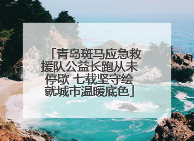 青岛斑马应急救援队公益长跑从未停歇 七载坚守绘就城市温暖底色