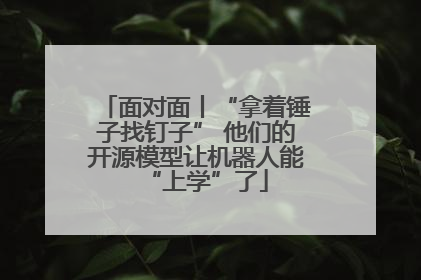 面对面丨“拿着锤子找钉子” 他们的开源模型让机器人能“上学”了