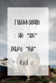 锡林郭勒：乘“新”风向“绿”行
