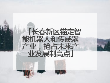 长春新区锚定智能机器人和传感器产业，抢占未来产业发展制高点