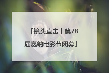 镜头直击丨第78届戛纳电影节闭幕