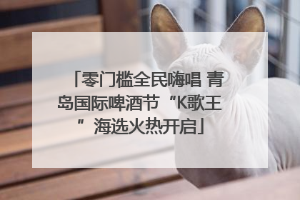 零门槛全民嗨唱 青岛国际啤酒节“K歌王”海选火热开启