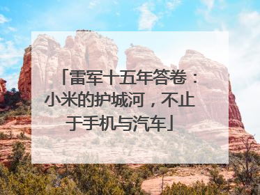 雷军十五年答卷：小米的护城河，不止于手机与汽车