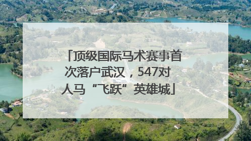 顶级国际马术赛事首次落户武汉，547对人马“飞跃”英雄城