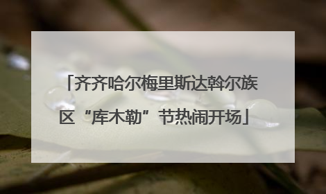 齐齐哈尔梅里斯达斡尔族区“库木勒”节热闹开场