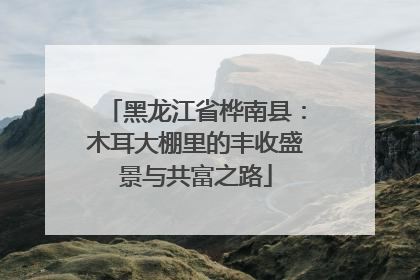 黑龙江省桦南县：木耳大棚里的丰收盛景与共富之路