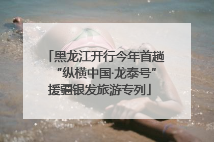 黑龙江开行今年首趟“纵横中国·龙泰号”援疆银发旅游专列