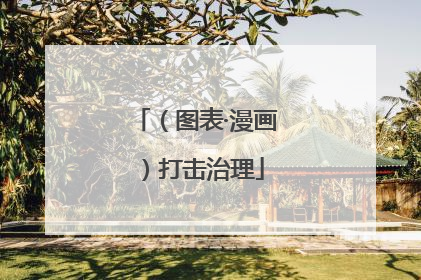（图表·漫画）打击治理