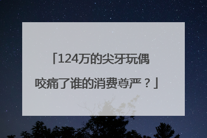 124万的尖牙玩偶 咬痛了谁的消费尊严？