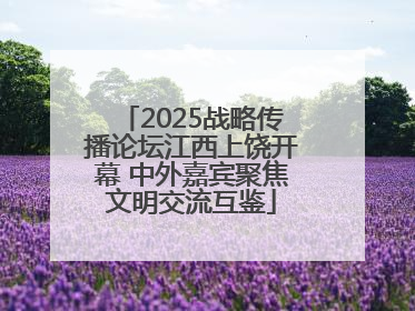 2025战略传播论坛江西上饶开幕 中外嘉宾聚焦文明交流互鉴